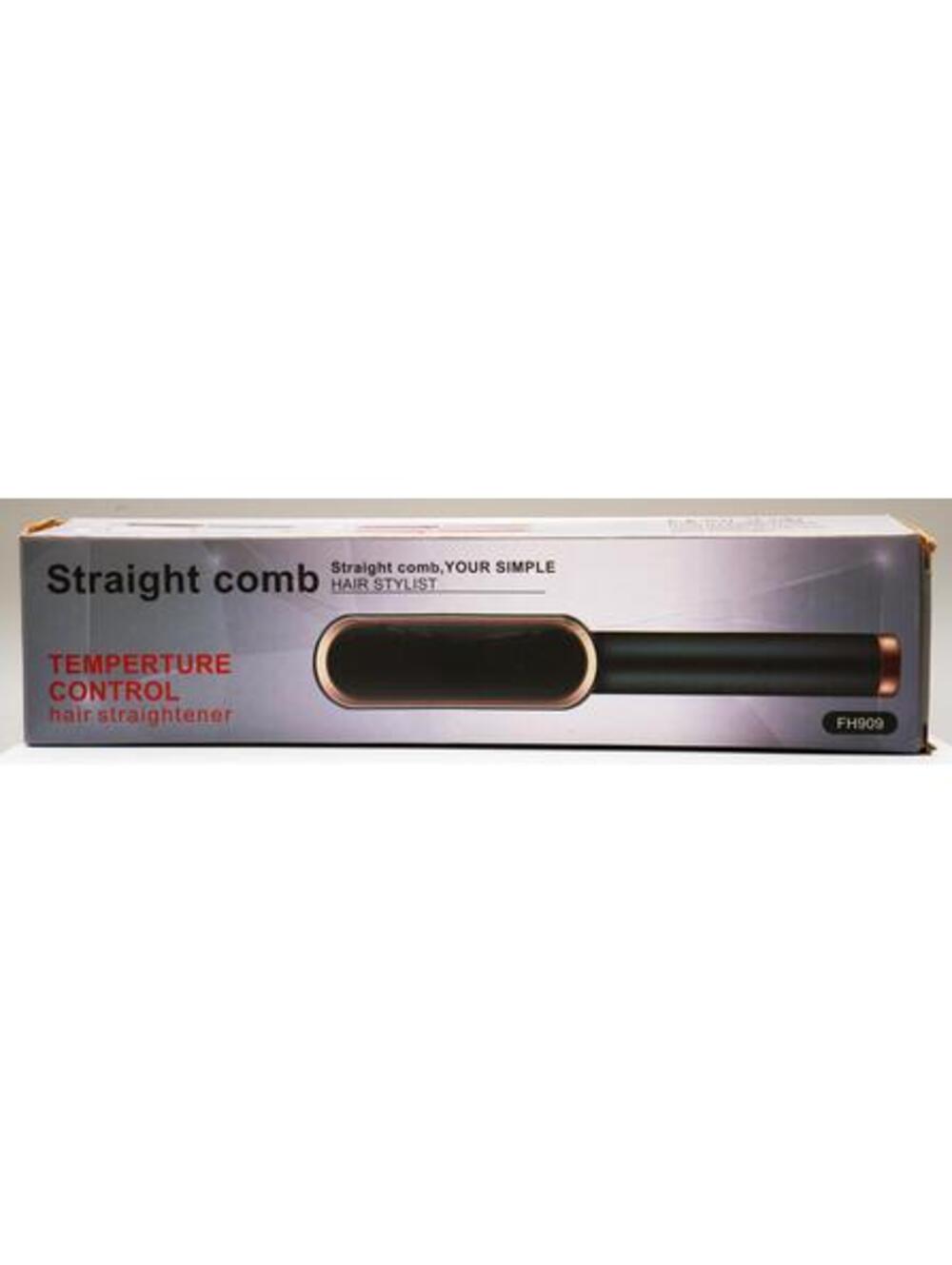 Generic Straight Comb Hair Straightener FH909 with Temperature Control